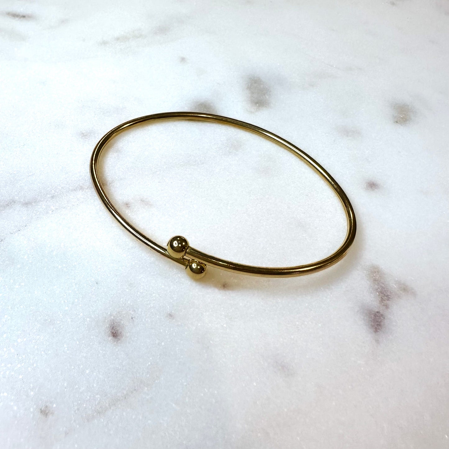 14k Gold Flex Bangle