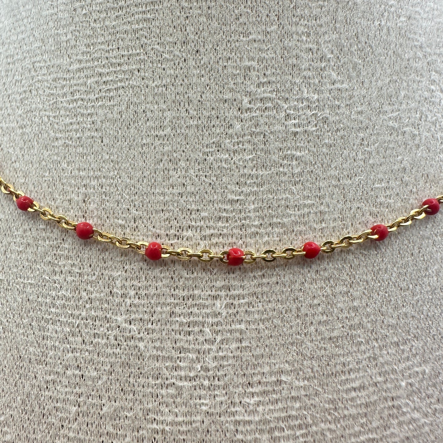 Coral Red Saint-Tropez Anklet